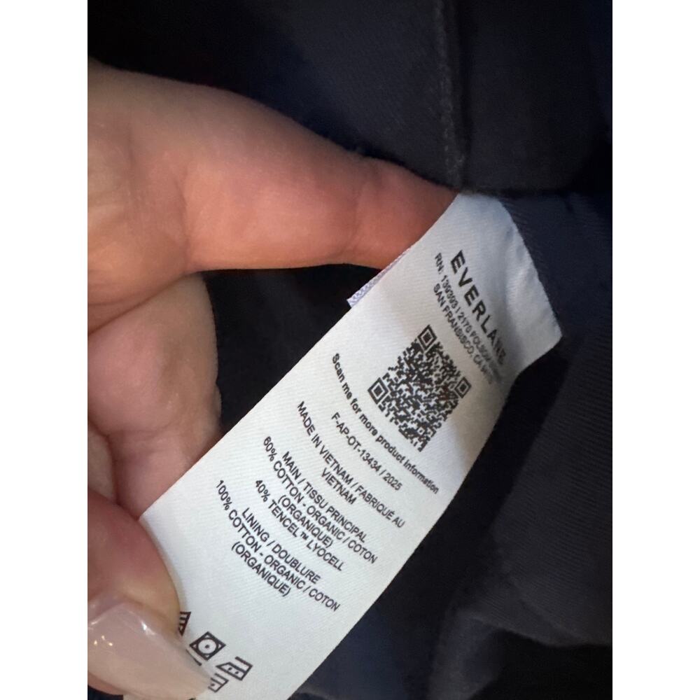 Everlane Denim Quilted Barrel Jacket Size Small Preppy Boho Classic - Picture 3 of 6